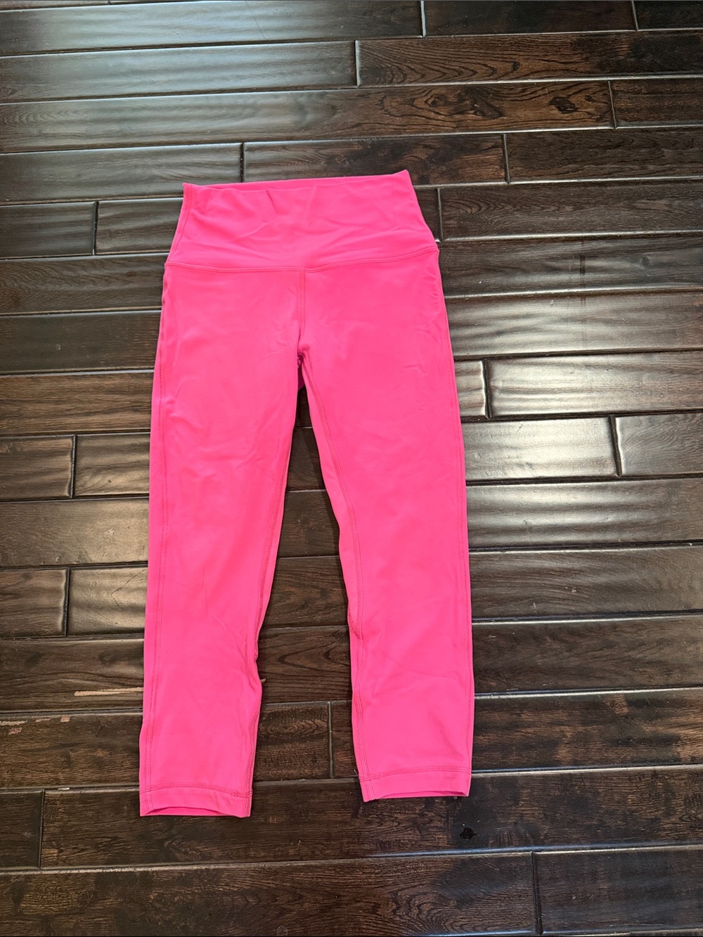 lululemon athletica Girls' High-Waist Capri Leggings - Hot Pink